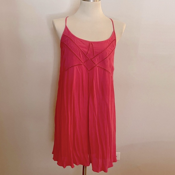 Pink Gauze Slipdress by LOFT - Picture 1 of 5